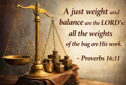 A Just Weight: Honoring God in Every Transaction