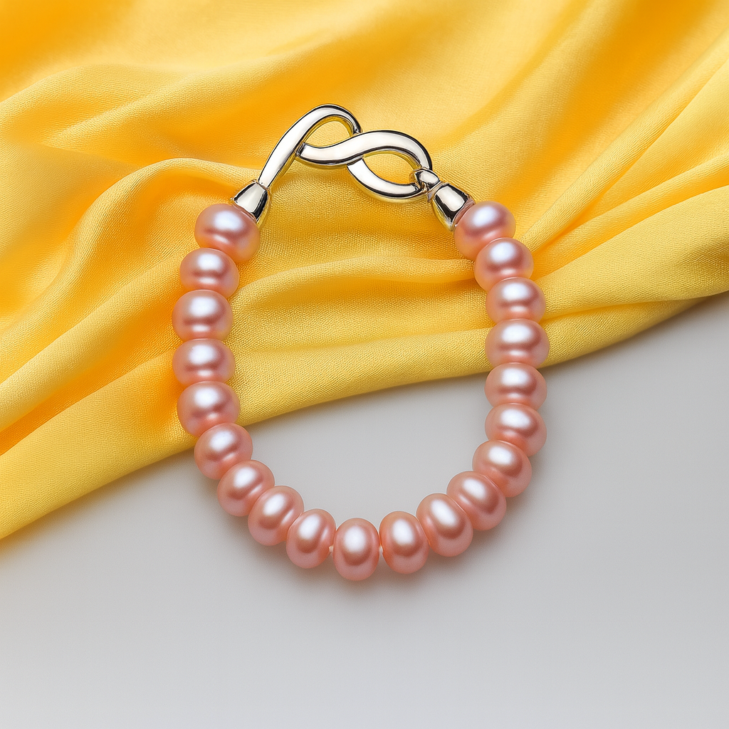 925 Sterling Silver Pearl Bracelets