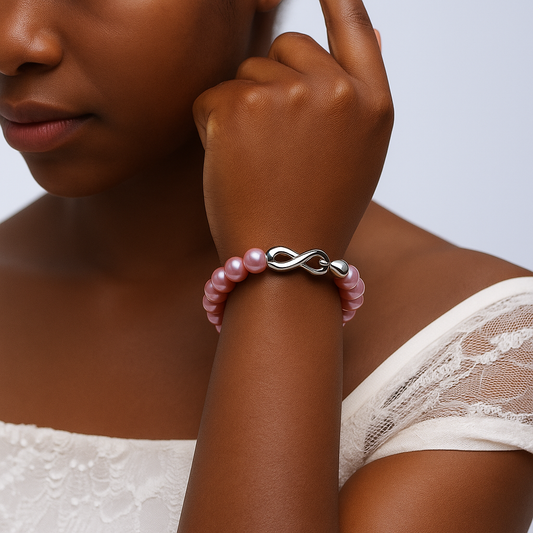 925 Sterling Silver Pearl Bracelets
