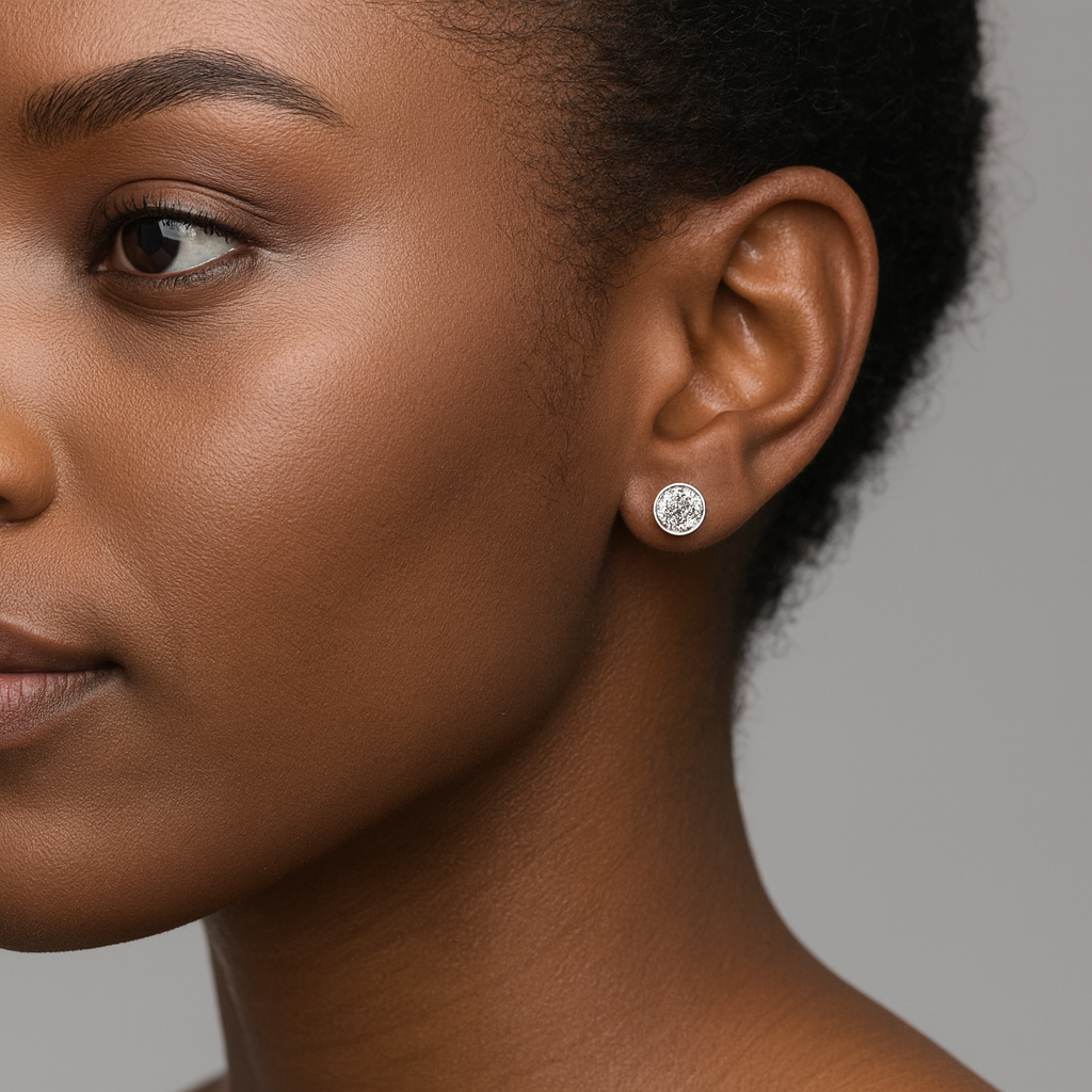 Bling Stud Earrings for Women and Men