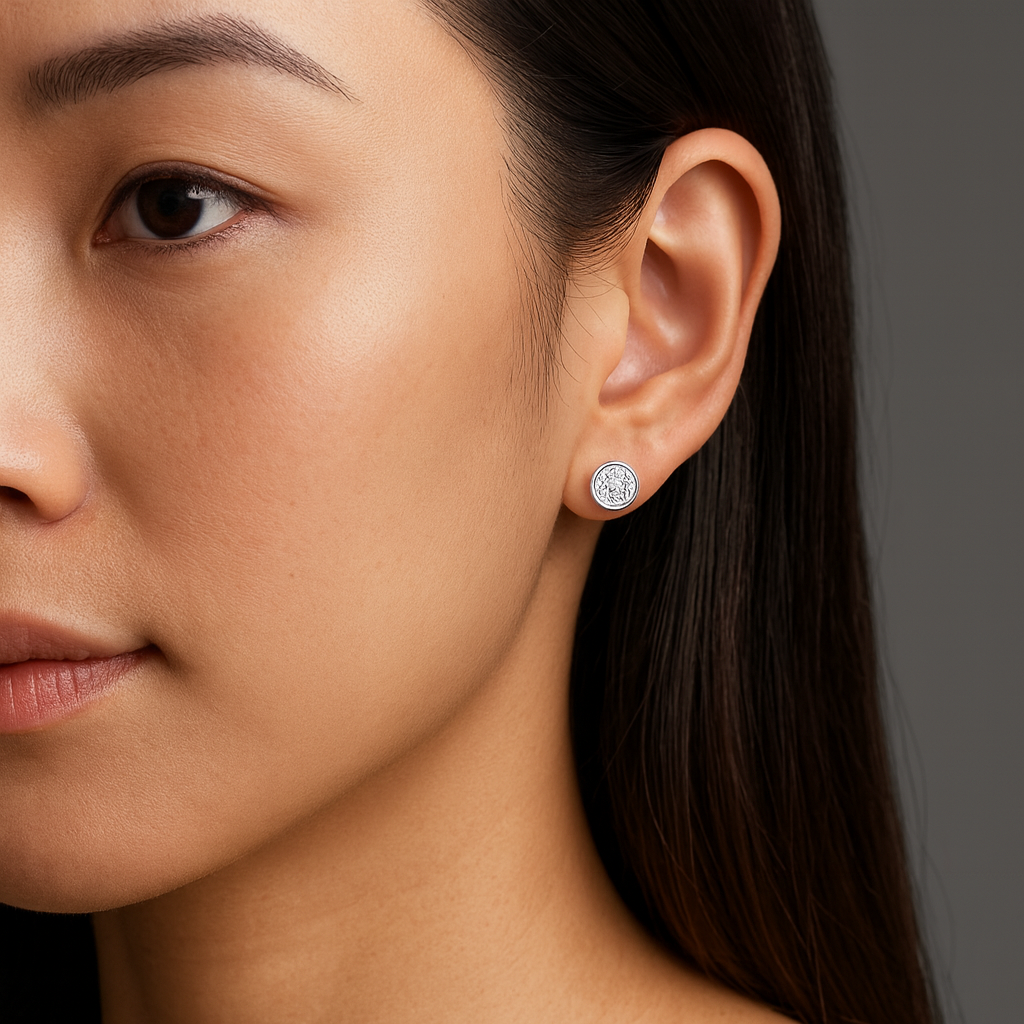 Bling Stud Earrings for Women and Men