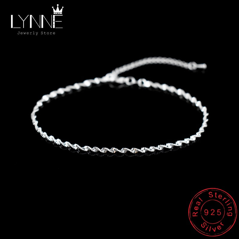 Women Anklet 925 Sterling Silver Anklets Bracelet