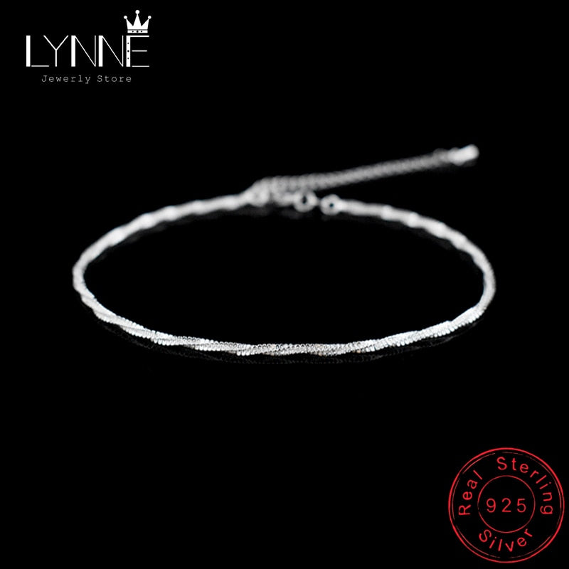Women Anklet 925 Sterling Silver Anklets Bracelet
