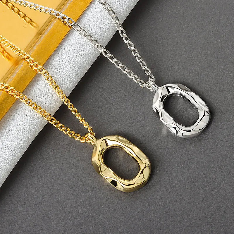 Elegant Pendant Women's Necklace Plated w/ 925 Sterling Silver