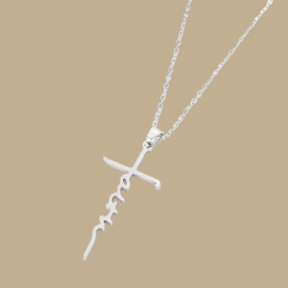 Faith Cross Pendant Necklace for Women & Men