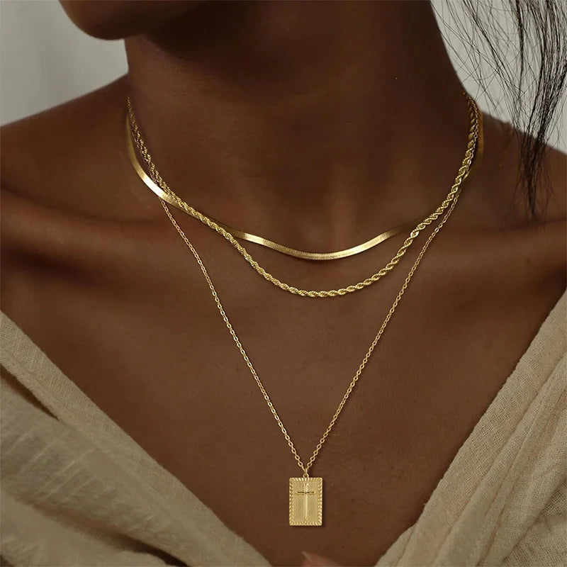 Cross Pendant Necklace for Women