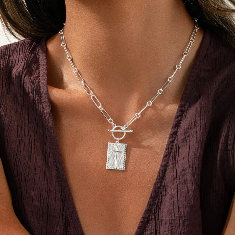 Cross Pendant Necklace for Women