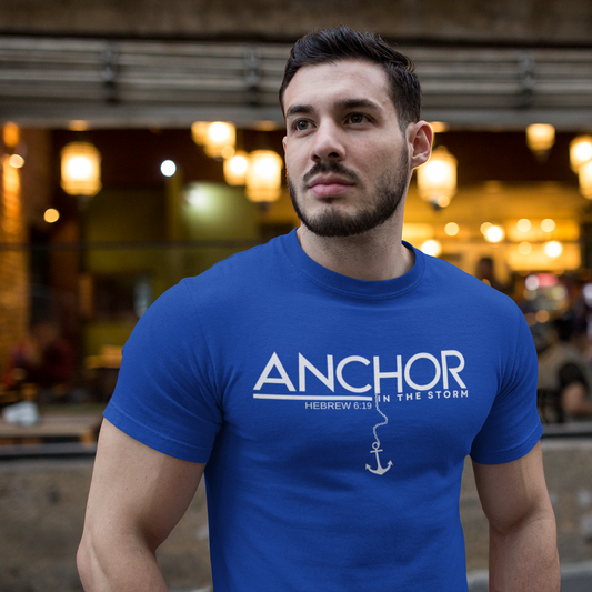 "Anchor" - Men's Fitted T-shirt