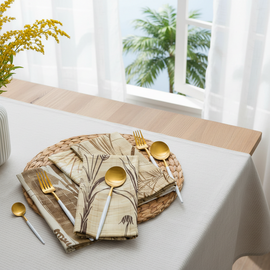 Custom 4pc. African Print Cloth Napkin Set