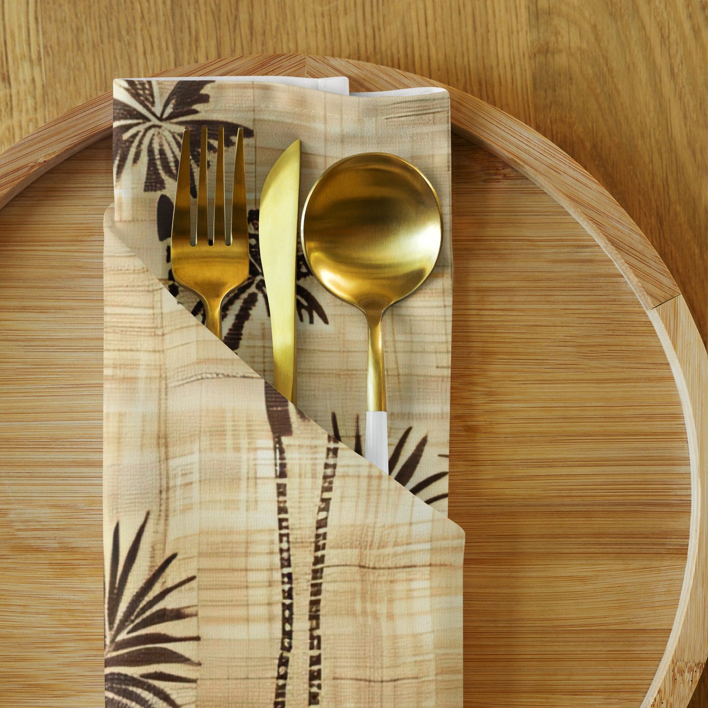 Custom 4pc. African Print Cloth Napkin Set