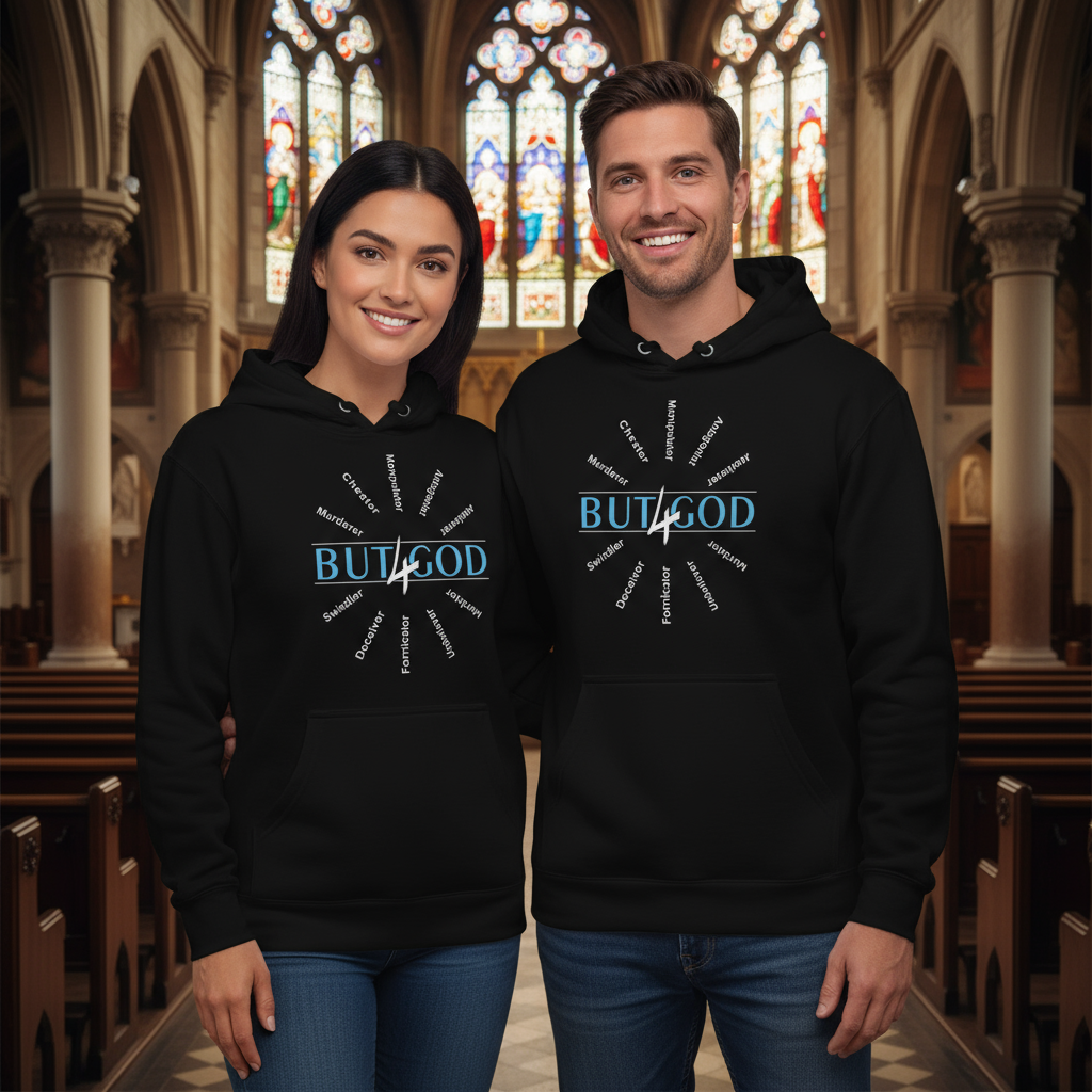But "4" God - Unisex Hoodie (Front)