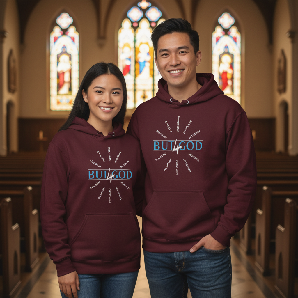 But "4" God - Unisex Hoodie (Front)