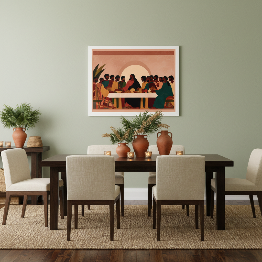 Custom "Last Supper" - Framed Poster