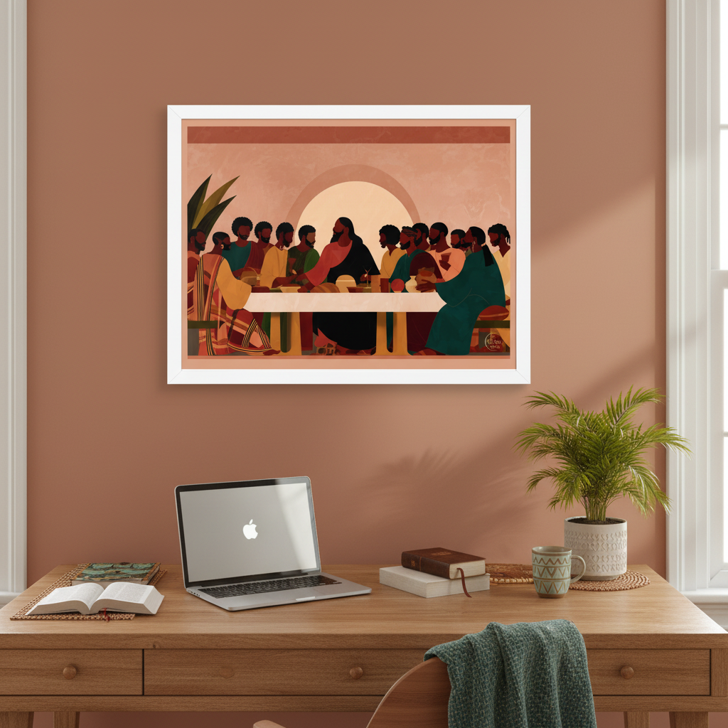 Custom "Last Supper" - Framed Poster