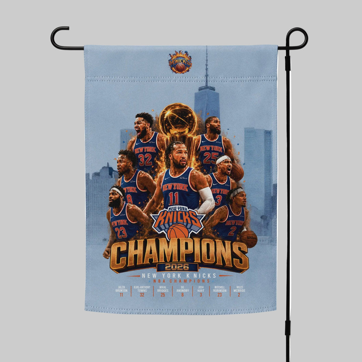 "Knicks" - 2 Sided Garden flag