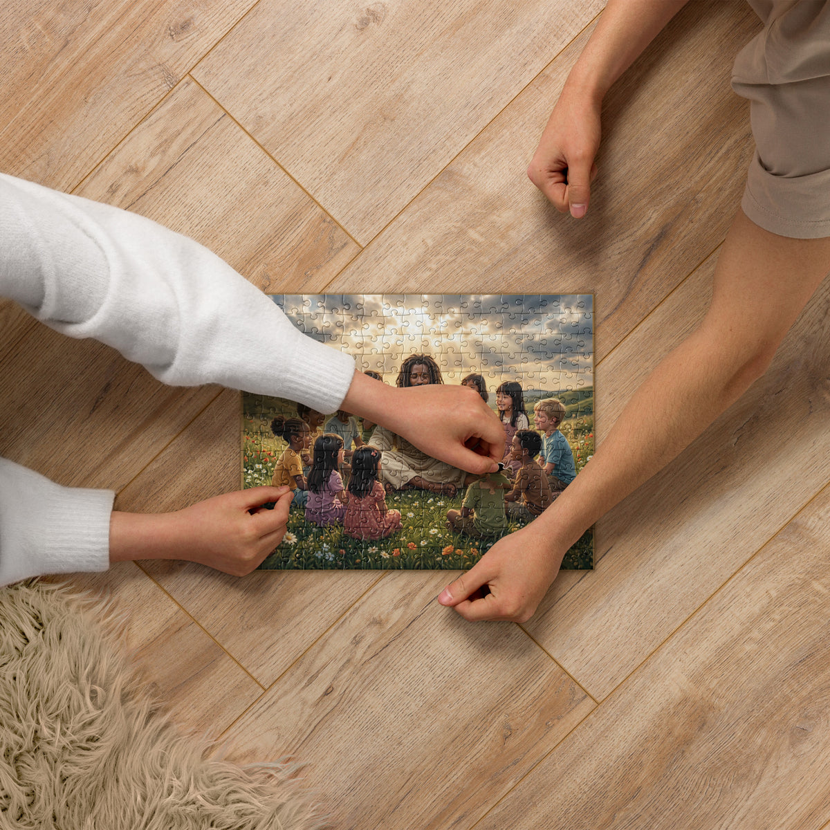 "Jesus with Children" Jigsaw Puzzle