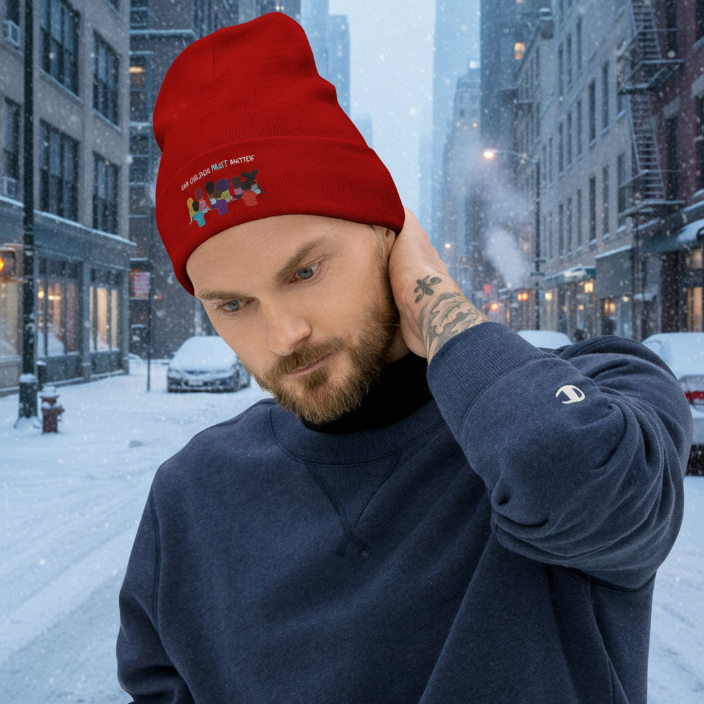 "Our Children MUST Matter" - Embroidered Beanie