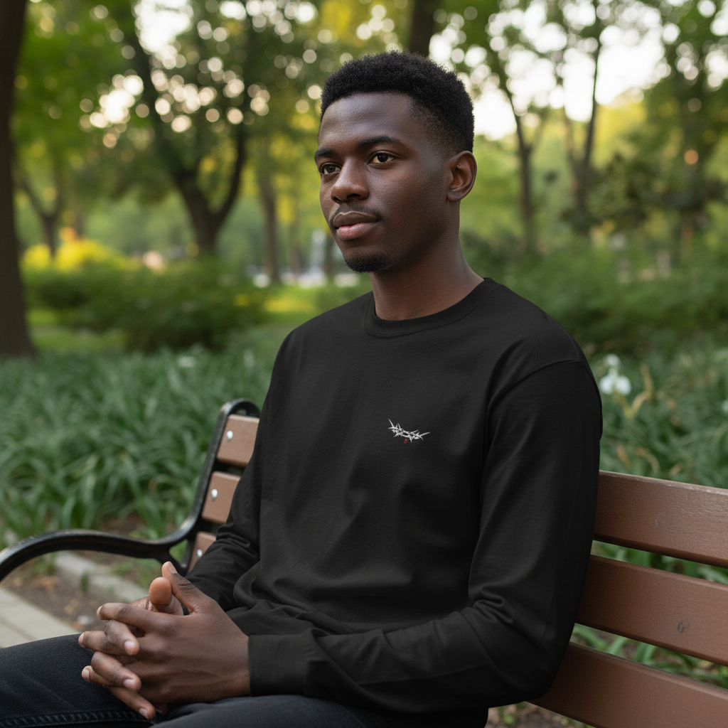 "King's Crown" - Men's Champion Long Sleeve Shirt