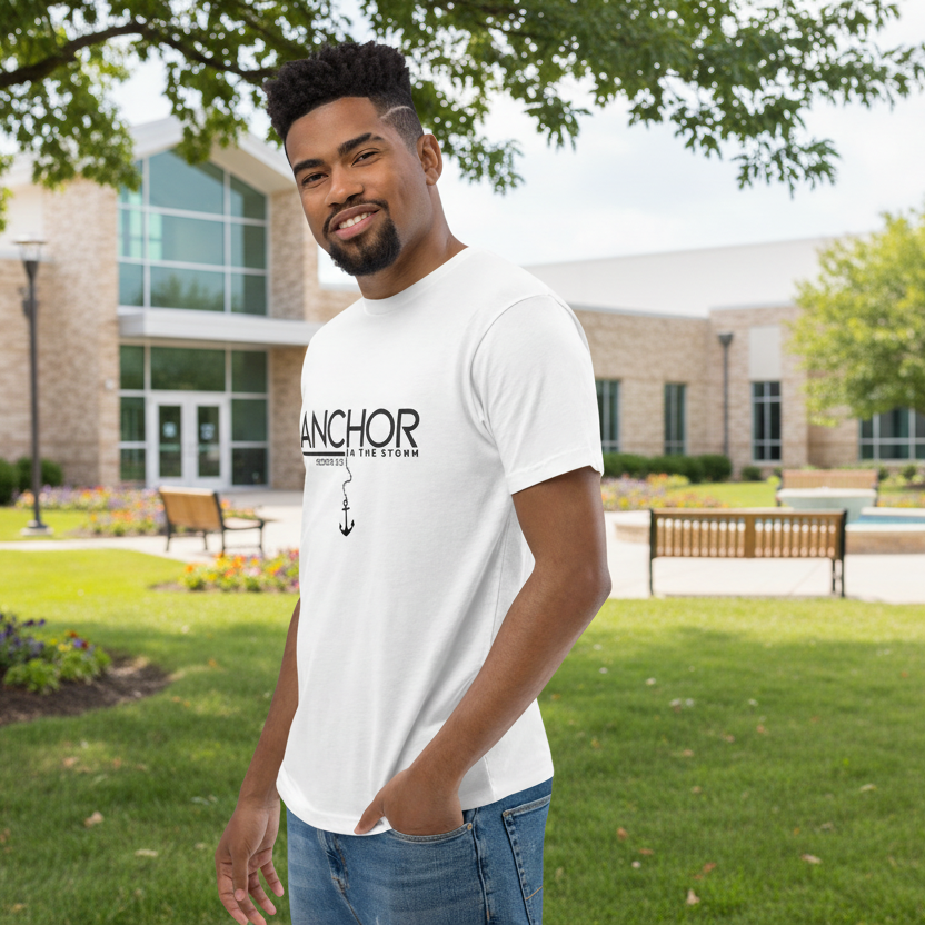 "Anchor" - Men's Fitted T-shirt