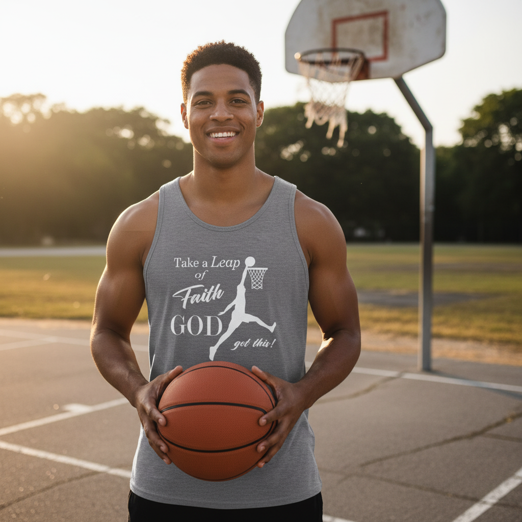 "Leap of Faith" - Men’s Premium Tank Top