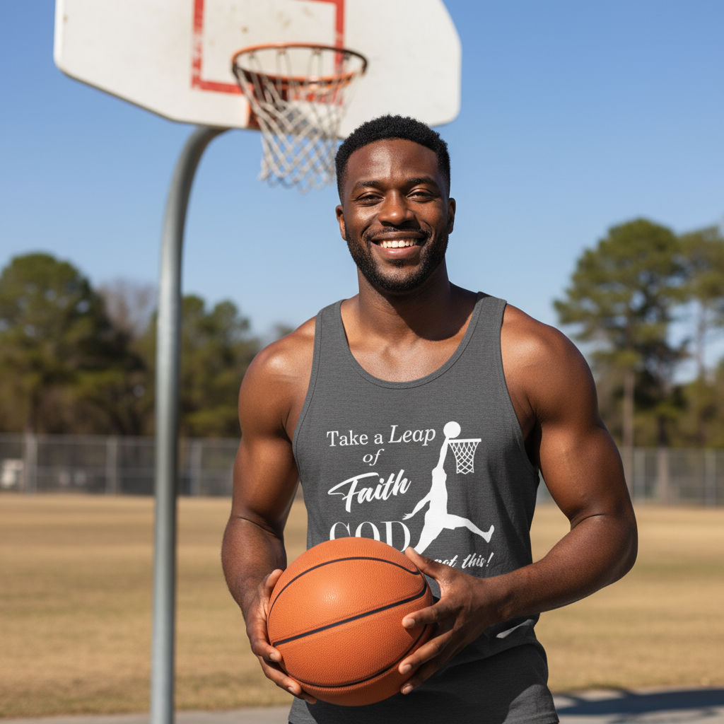 "Leap of Faith" - Men’s Premium Tank Top