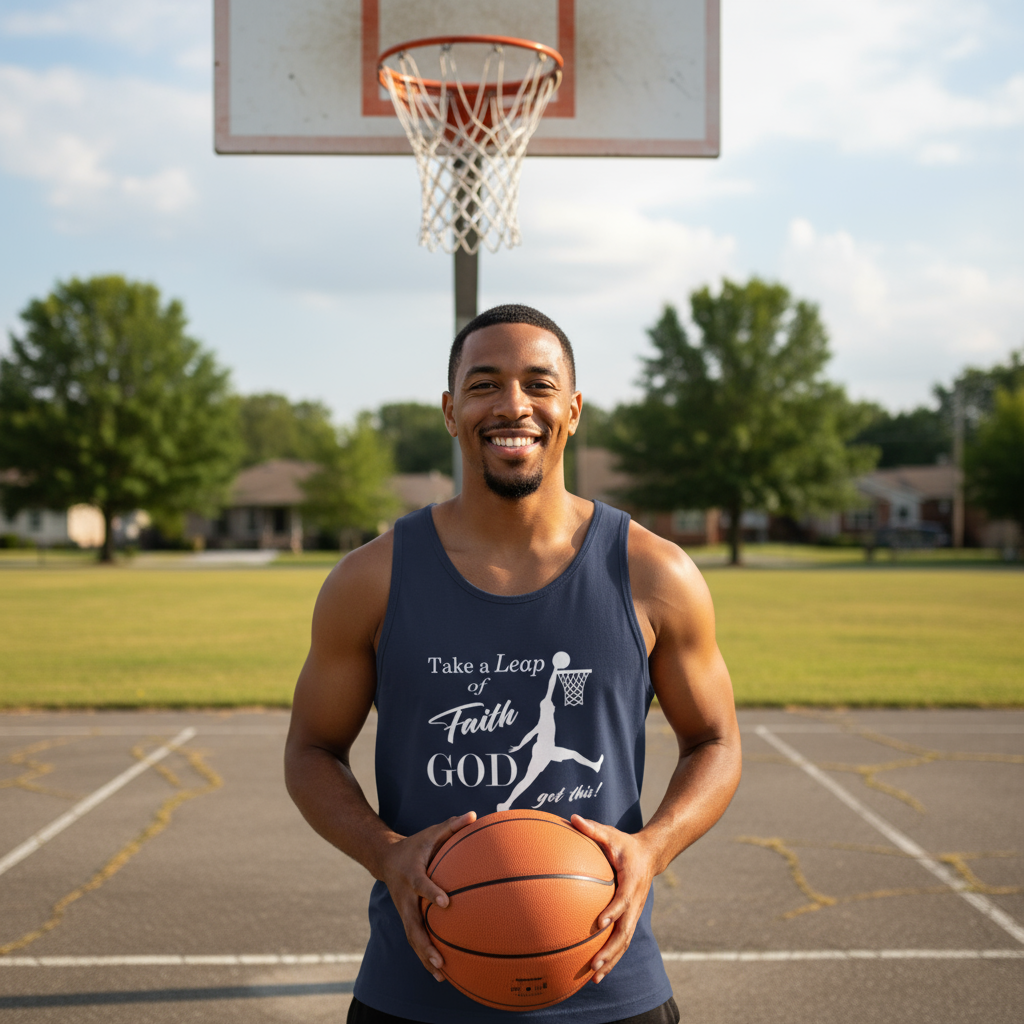 "Leap of Faith" - Men’s Premium Tank Top