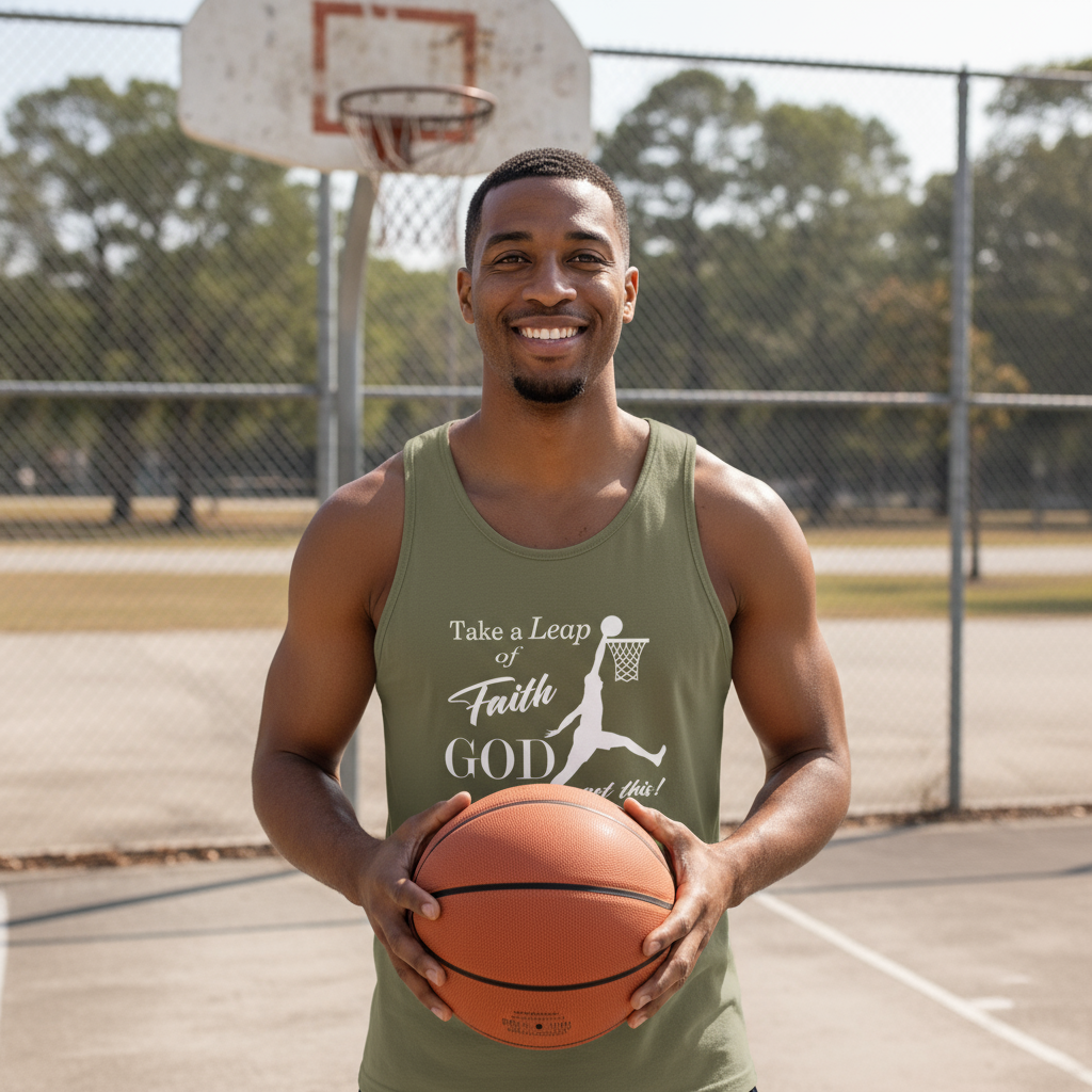 "Leap of Faith" - Men’s Premium Tank Top