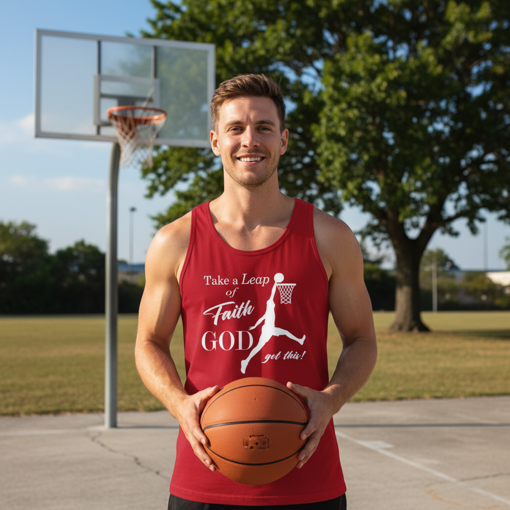 "Leap of Faith" - Men’s Premium Tank Top