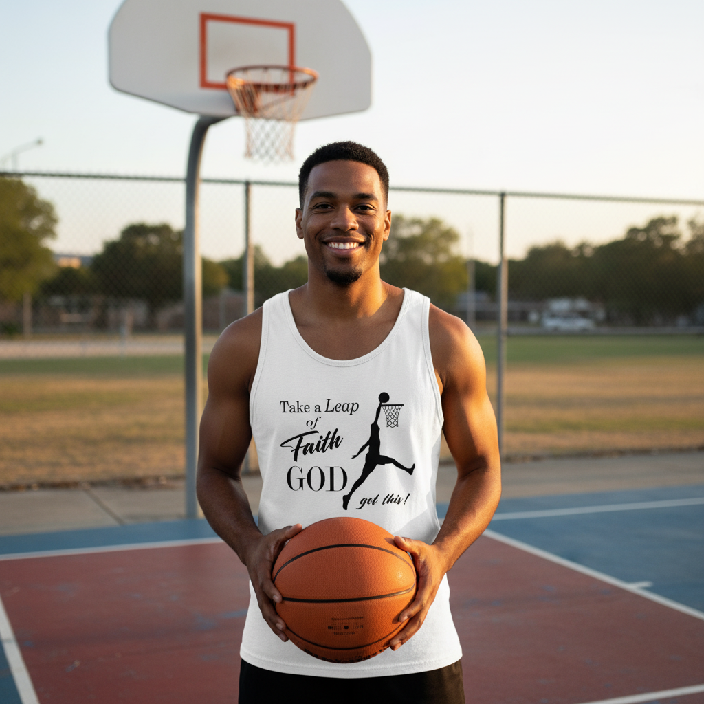 "Leap of Faith" - Men’s Premium Tank Top