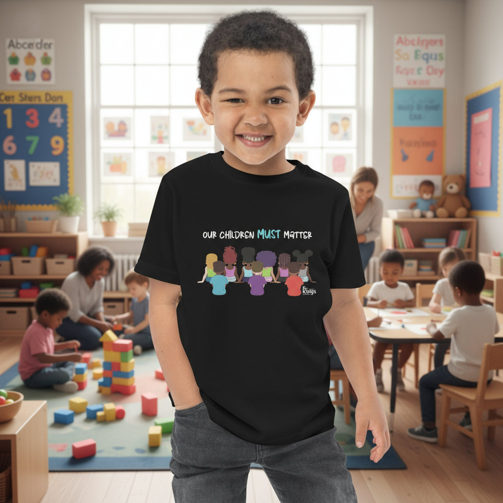 "Our Children Must Matter" - Toddler Jersey T-shirt