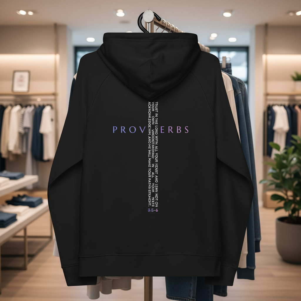 God Speak's - "Trust in God" - Unisex Eco Raglan Hoodie