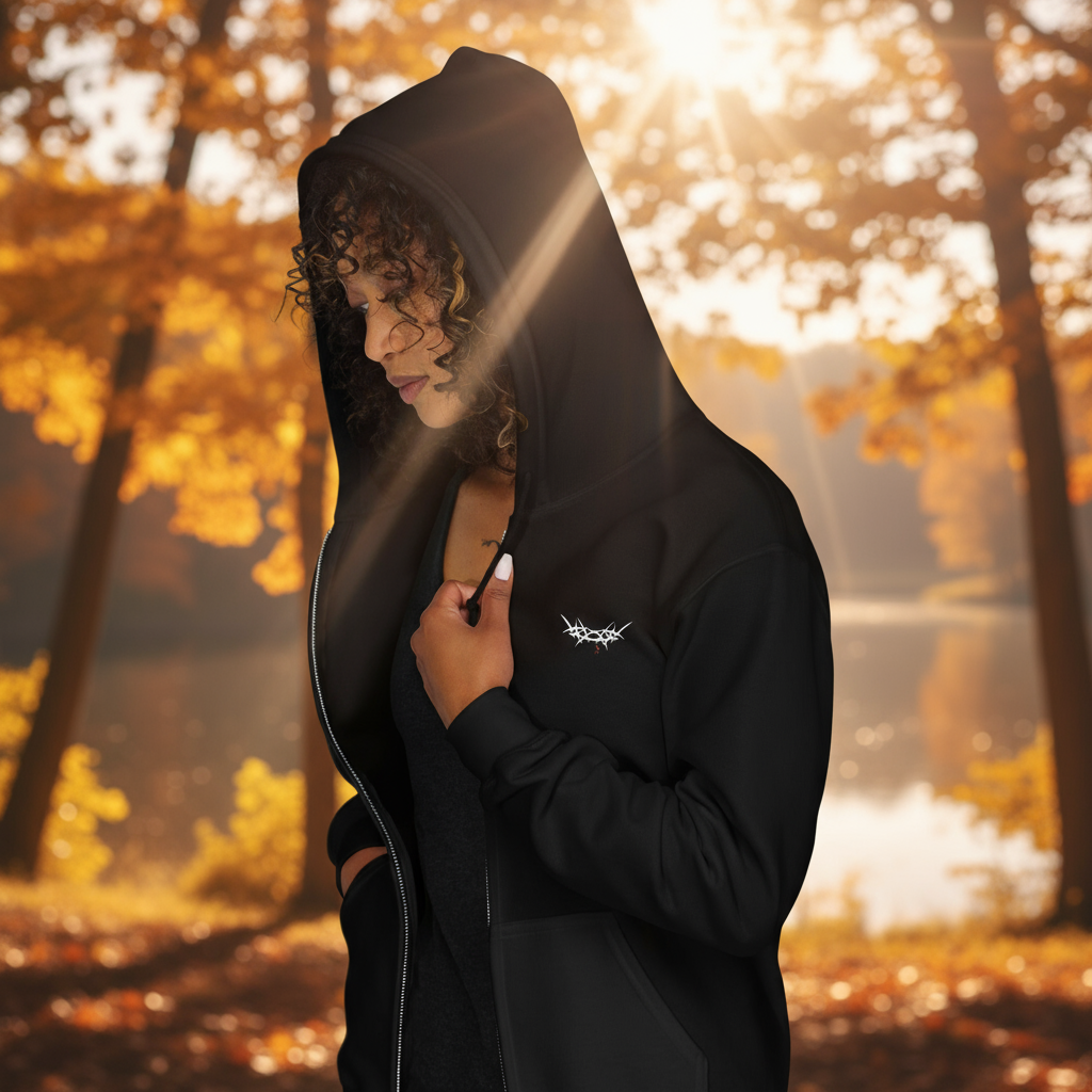 "King's Crown" - Unisex Zip Hoodie