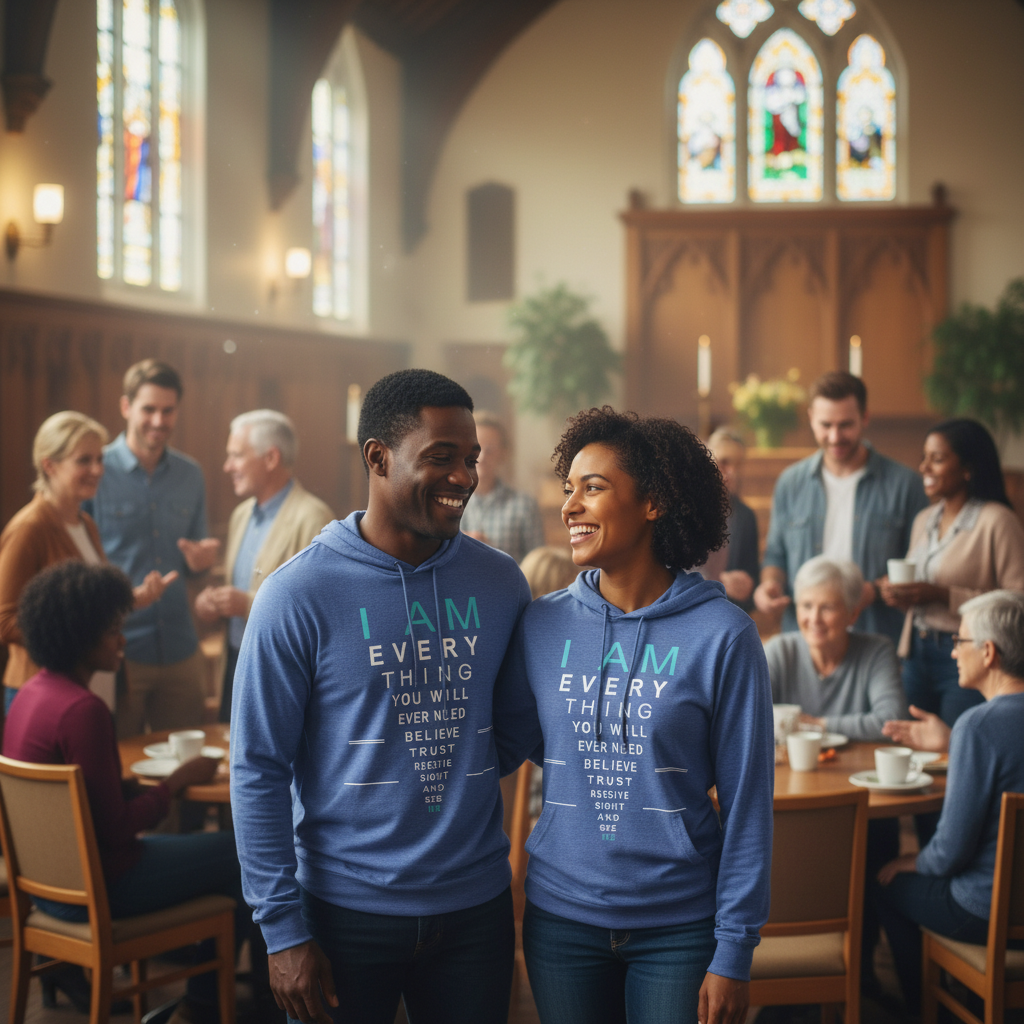 "Spiritual Sight" - Unisex Hooded Long Sleeve Tee