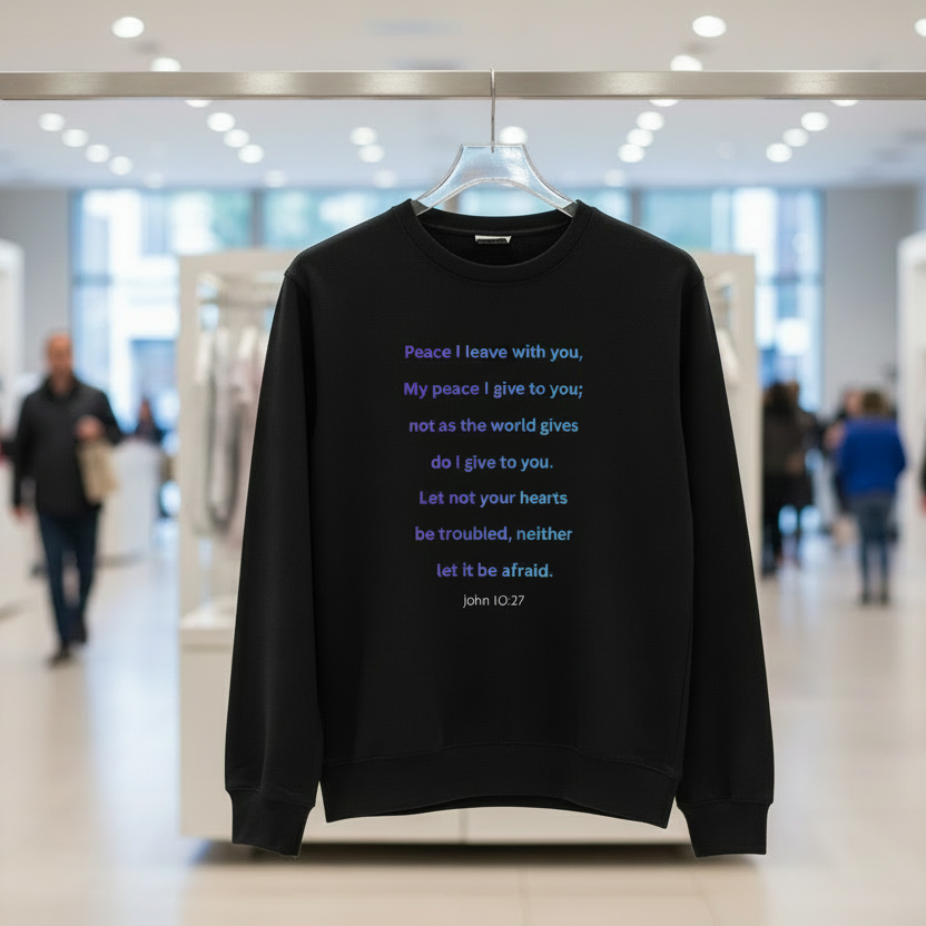 God Speak's - "My Peace" Unisex Organic Sweatshirt