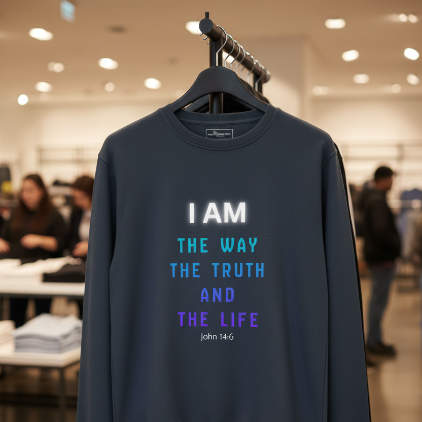 God Speak's - "The WAY" - Unisex Organic Sweatshirt