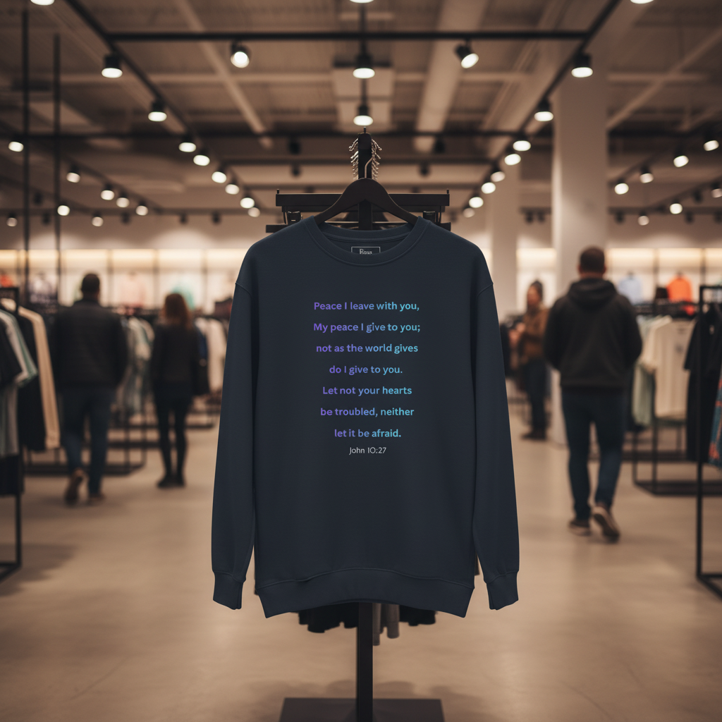 God Speak's - "My Peace" Unisex Organic Sweatshirt