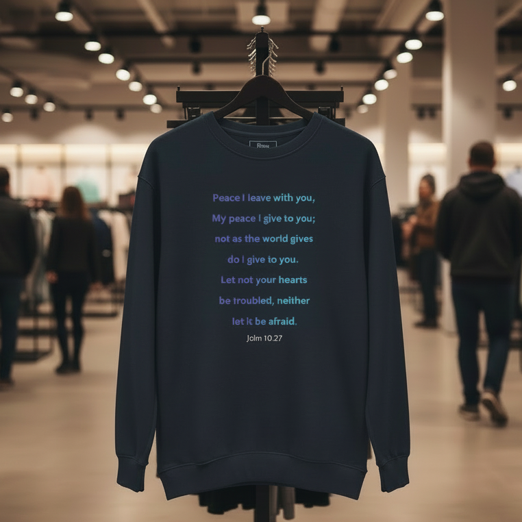 God Speak's - "My Peace" Unisex Organic Sweatshirt