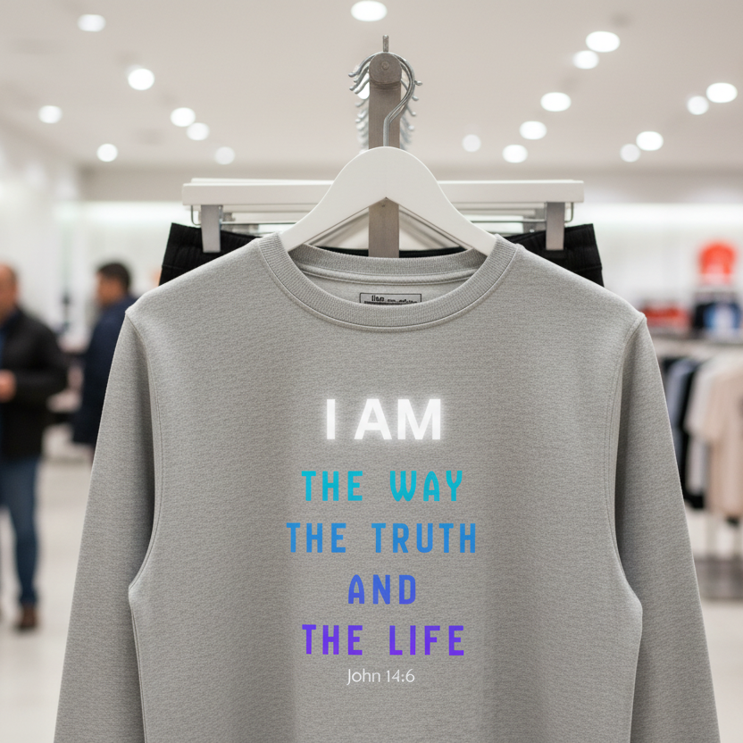 God Speak's - "The WAY" - Unisex Organic Sweatshirt