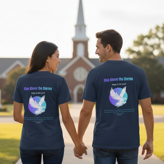 God Speak's - "Soar" - Unisex performance T-Shirt (Back)