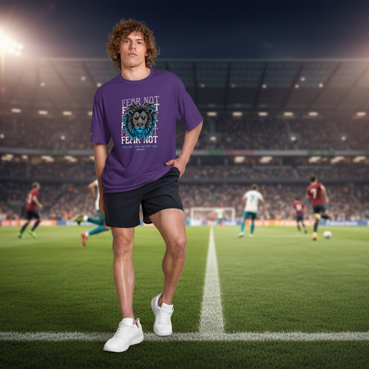 God Speak's - "Fear Not" - Unisex Performance T-shirt (Front)