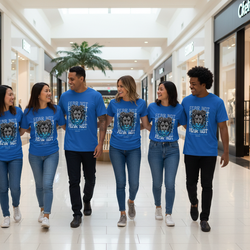 God Speak's - "Fear Not" - Unisex Performance T-shirt (Front)