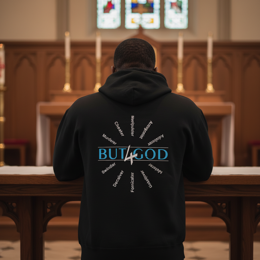 But "4" God - Unisex Hoodie (Back)