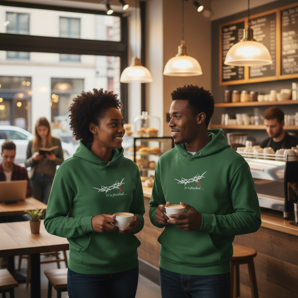 "It is Finished" King's Crown - Embroidered Unisex Hoodie