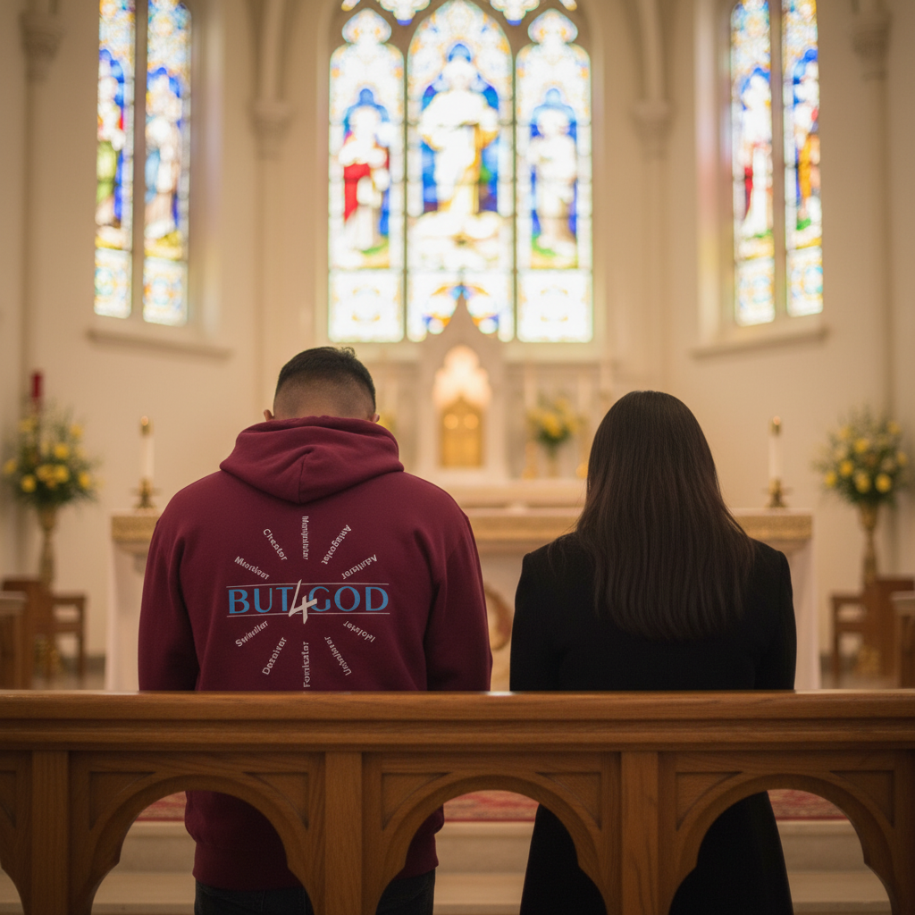 But "4" God - Unisex Hoodie (Back)