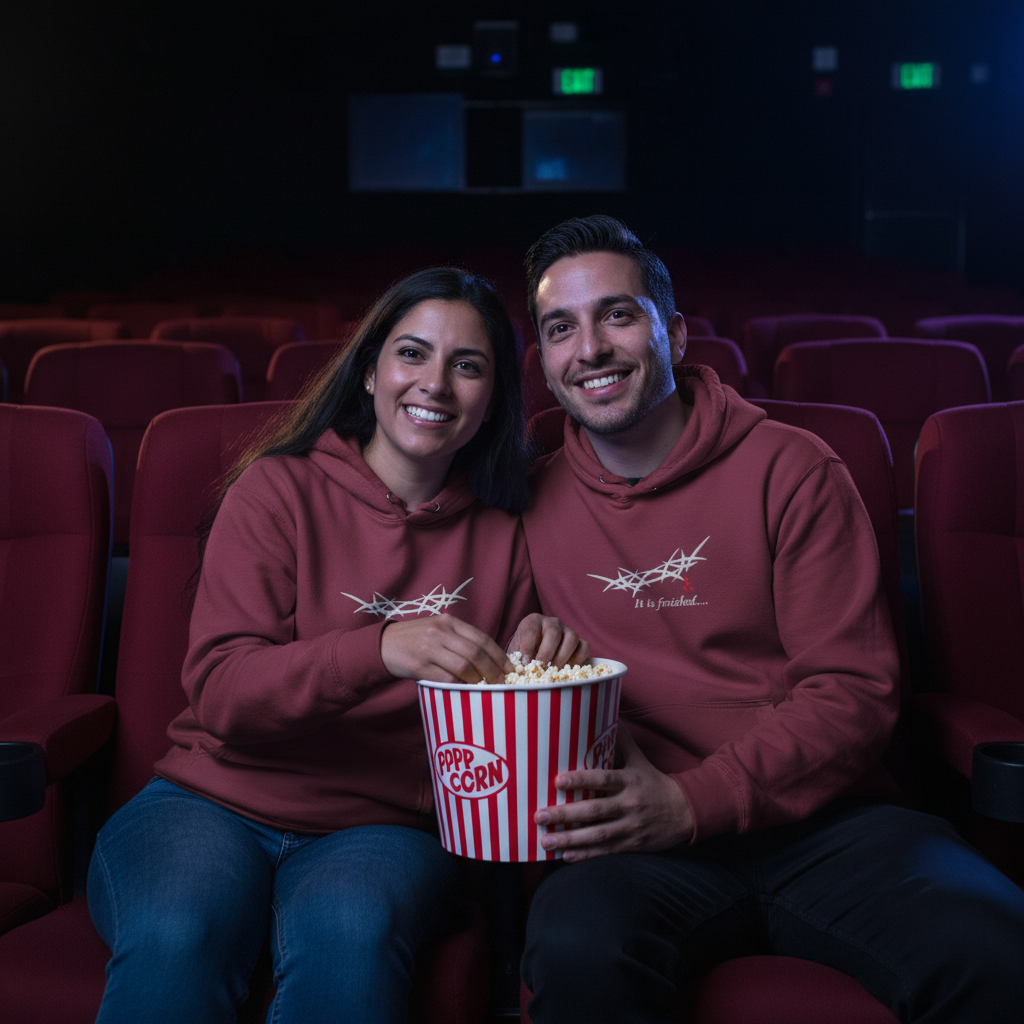 "It is Finished" King's Crown - Embroidered Unisex Hoodie