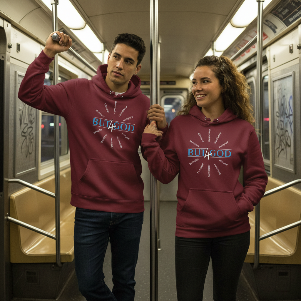 But "4" God - Unisex Hoodie (Front)