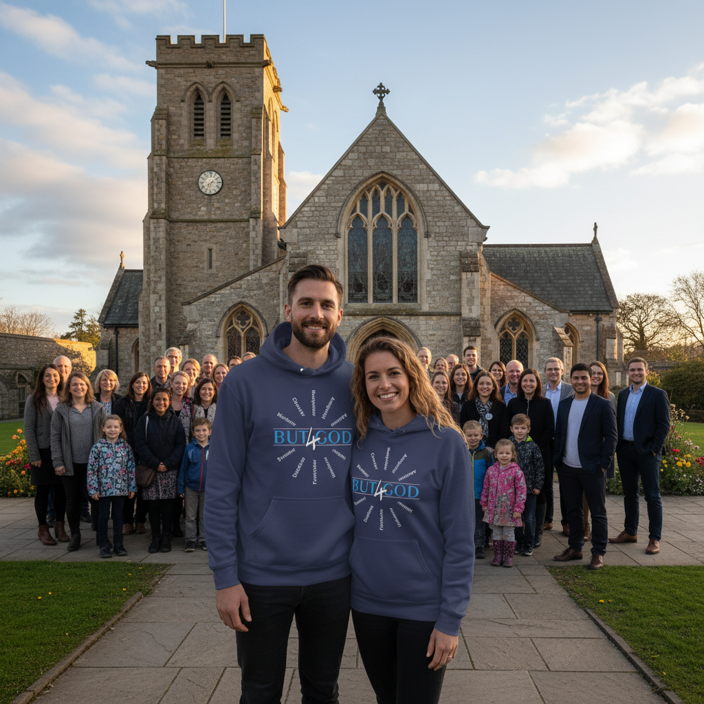 But "4" God - Unisex Hoodie (Front)