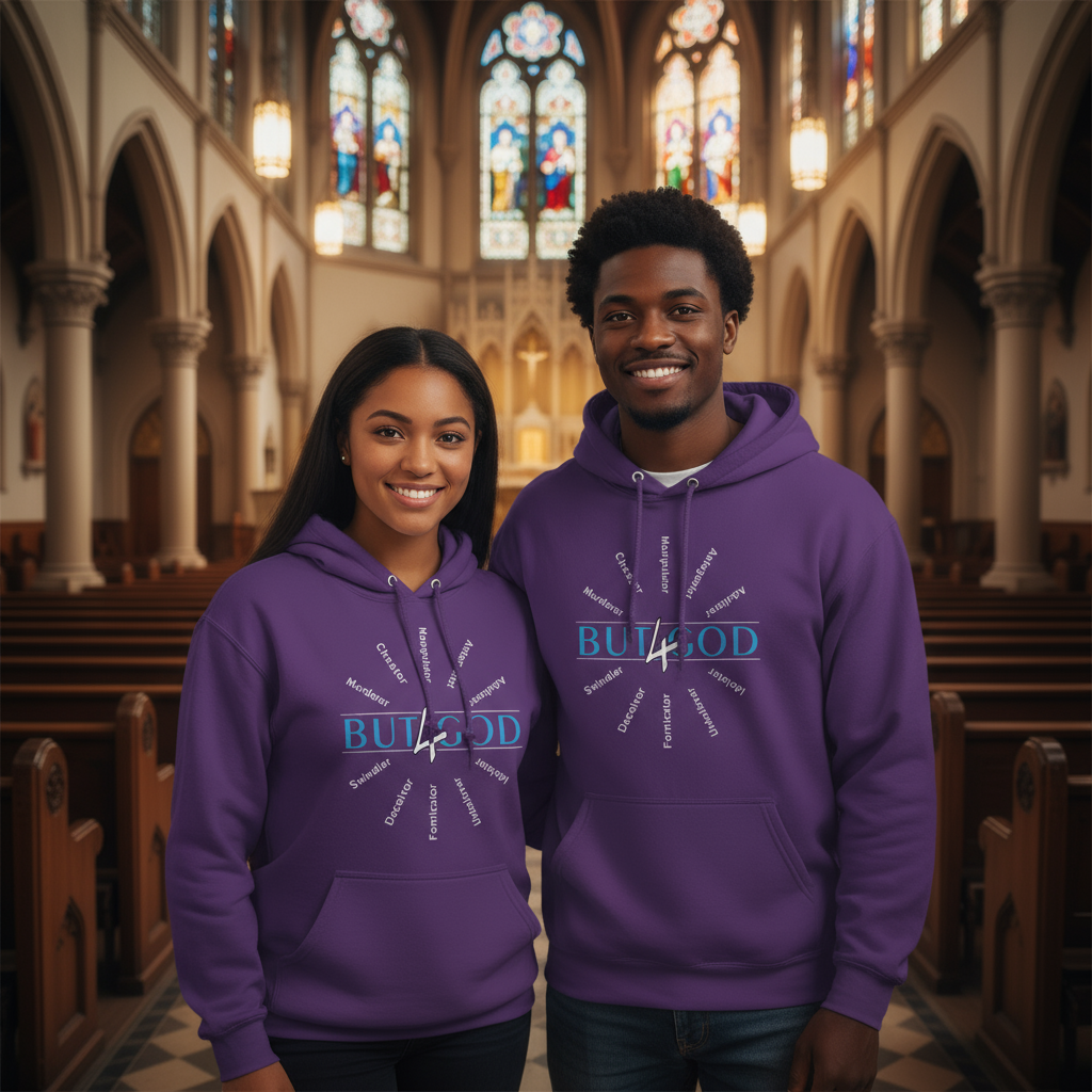 But "4" God - Unisex Hoodie (Front)