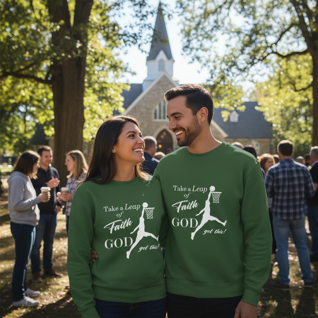 "Leap of Faith" - Unisex Premium Sweatshirt