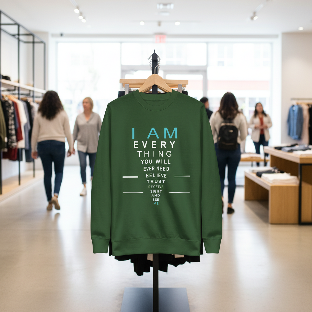 "Spiritual Sight" - Unisex Premium Sweatshirt